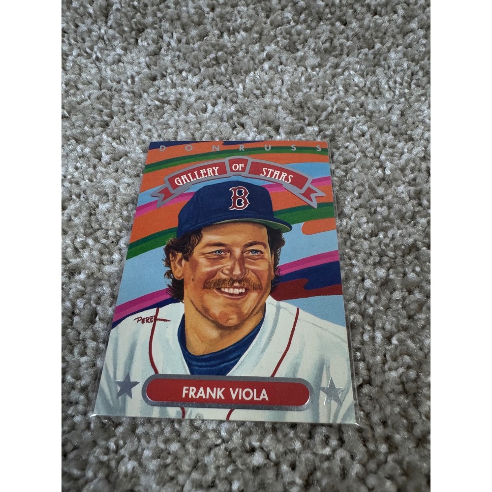 1992 Donruss Gallery of Stars Frank Viola GS-6 Boston Red Sox Baseball Card
